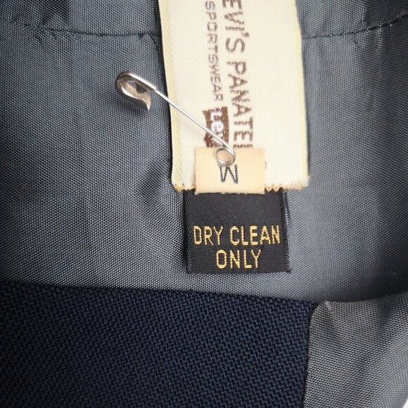 Levi's Panatela Sportswear Men's Size Medium Navy Button Front Vest - Picture 4 of 7